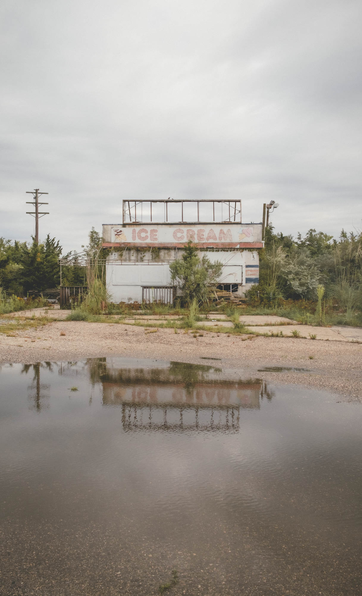 old abandoned ice cream shop wildwood nj